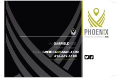 Phoenix Window Coverings Business Card